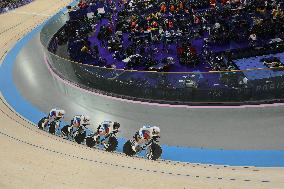 Paris 2024 - Netherlands Take Gold In Men’s Track Cycling Team Sprint