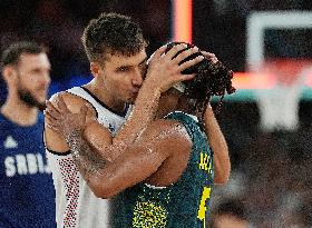 Paris 2024 - Serbia Defeat Australia In Their Basketball Quarter Final