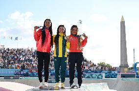 Paris 2024 - Australia’s Arisa Trew Takes Gold In Park Skateboarding