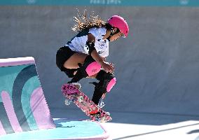 Paris 2024 - Australia’s Arisa Trew Takes Gold In Park Skateboarding