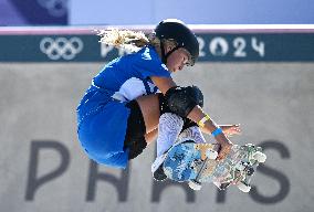 Paris 2024 - Australia’s Arisa Trew Takes Gold In Park Skateboarding