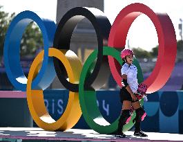 Paris 2024 - Australia’s Arisa Trew Takes Gold In Park Skateboarding