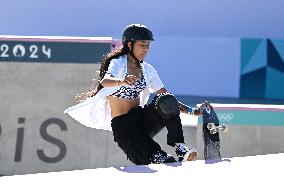 Paris 2024 - Australia’s Arisa Trew Takes Gold In Park Skateboarding