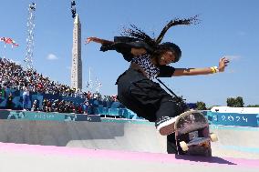 Paris 2024 - Australia’s Arisa Trew Takes Gold In Park Skateboarding