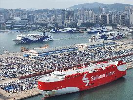 Yantai Port Car Carrier Export