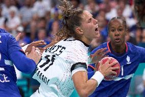 Paris 2024 - France Defeat Germany In Women’s Handball Quarter Final