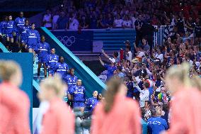 Paris 2024 - France Defeat Germany In Women’s Handball Quarter Final