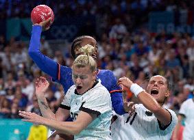 Paris 2024 - France Defeat Germany In Women’s Handball Quarter Final