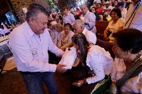 Feast Of The Divine Saviour At The Sanctuary Of The Lord Of Calvary, Mexico City