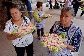 Feast Of The Divine Saviour At The Sanctuary Of The Lord Of Calvary, Mexico City