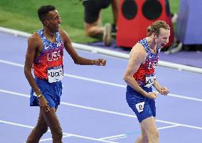 Paris 2024 - USA’s Cole Hocker Takes Gold In Men's 1500m