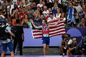 Paris 2024 - USA’s Cole Hocker Takes Gold In Men's 1500m