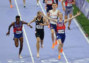 Paris 2024 - USA’s Cole Hocker Takes Gold In Men's 1500m