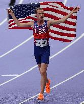 Paris 2024 - USA’s Cole Hocker Takes Gold In Men's 1500m