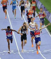 Paris 2024 - USA’s Cole Hocker Takes Gold In Men's 1500m