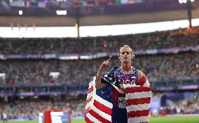 Paris 2024 - USA’s Cole Hocker Takes Gold In Men's 1500m