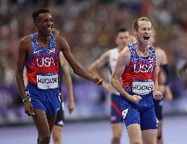 Paris 2024 - USA’s Cole Hocker Takes Gold In Men's 1500m