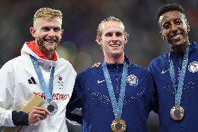 Paris 2024 - USA’s Cole Hocker Takes Gold In Men's 1500m