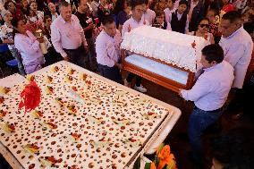 Feast Of The Divine Saviour At The Sanctuary Of The Lord Of Calvary, Mexico City