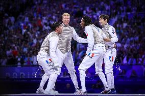 Fencing - Paris Olympic Games 2024 - Day 9