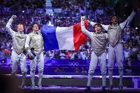 Fencing - Paris Olympic Games 2024 - Day 9