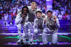 Fencing - Paris Olympic Games 2024 - Day 9