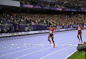 Paris 2024 - Bahrain’s Winfred Yavi Takes Gold And World Record In 3000m Steeple