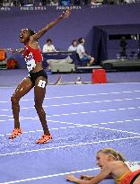 Paris 2024 - Bahrain’s Winfred Yavi Takes Gold And World Record In 3000m Steeple