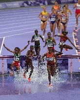 Paris 2024 - Bahrain’s Winfred Yavi Takes Gold And World Record In 3000m Steeple