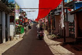 1 Kilometer Long Flag Unfurling Ahead Of Republic Of Indonesia Independence Day