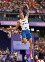 Paris 2024 - Greece’s Miltiadis Tentoglou Takes Gold In Men’s Long Jump