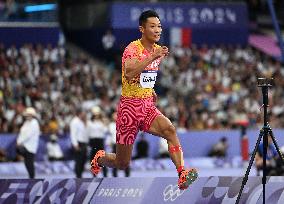 Paris 2024 - Greece’s Miltiadis Tentoglou Takes Gold In Men’s Long Jump