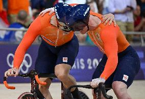 Paris 2024 - Netherlands Take Gold In Cycling Track Men's Team Sprint