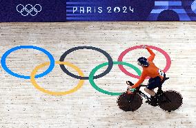 Paris 2024 - Netherlands Take Gold In Cycling Track Men's Team Sprint