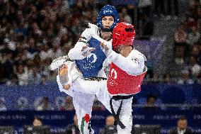 Paris 2024 - Palestinian Omar Yaser Ismail Wins His First Taekwendo Match