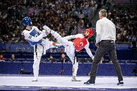 Paris 2024 - Palestinian Omar Yaser Ismail Wins His First Taekwendo Match