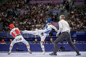 Paris 2024 - Palestinian Omar Yaser Ismail Wins His First Taekwendo Match