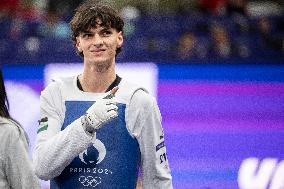 Paris 2024 - Palestinian Omar Yaser Ismail Wins His First Taekwendo Match