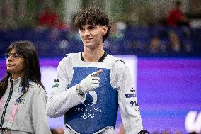 Paris 2024 - Palestinian Omar Yaser Ismail Wins His First Taekwendo Match