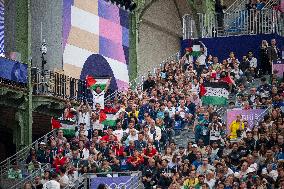 Paris 2024 - Palestinian Omar Yaser Ismail Wins His First Taekwendo Match