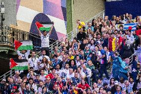 Paris 2024 - Palestinian Omar Yaser Ismail Wins His First Taekwendo Match