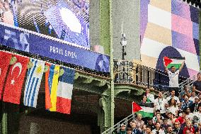 Paris 2024 - Palestinian Omar Yaser Ismail Wins His First Taekwendo Match