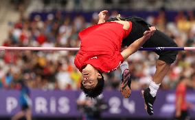 (PARIS2024) FRANCE-PARIS-OLY-ATHLETICS-HIGH JUMP-MEN