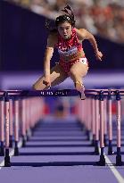 (PARIS2024) FRANCE-PARIS-OLY-ATHLETICS-100M HURDLES-WOMEN