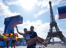 (PARIS2024) FRANCE-PARIS-OLY-ATHLETICS-MARATHON RACE WALK RELAY-MIXED