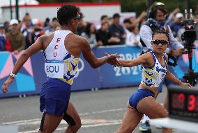 (PARIS2024) FRANCE-PARIS-OLY-ATHLETICS-MARATHON RACE WALK RELAY-MIXED