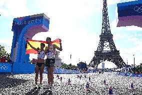 Paris 2024 - Spain Wins Marathon Race Walk Relay Mixed