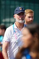 Paris 2024 - King Felipe At Men's Boulder And Lead Semifinal