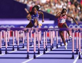 (PARIS2024) FRANCE-PARIS-OLY-ATHLETICS-100M HURDLES-WOMEN