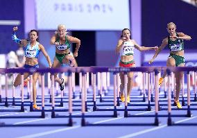 (PARIS2024) FRANCE-PARIS-OLY-ATHLETICS-100M HURDLES-WOMEN